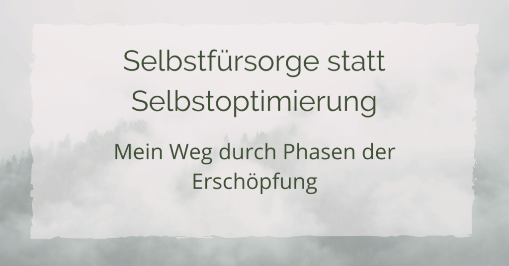 Blogtitelbild Phasen der Erschöpfung