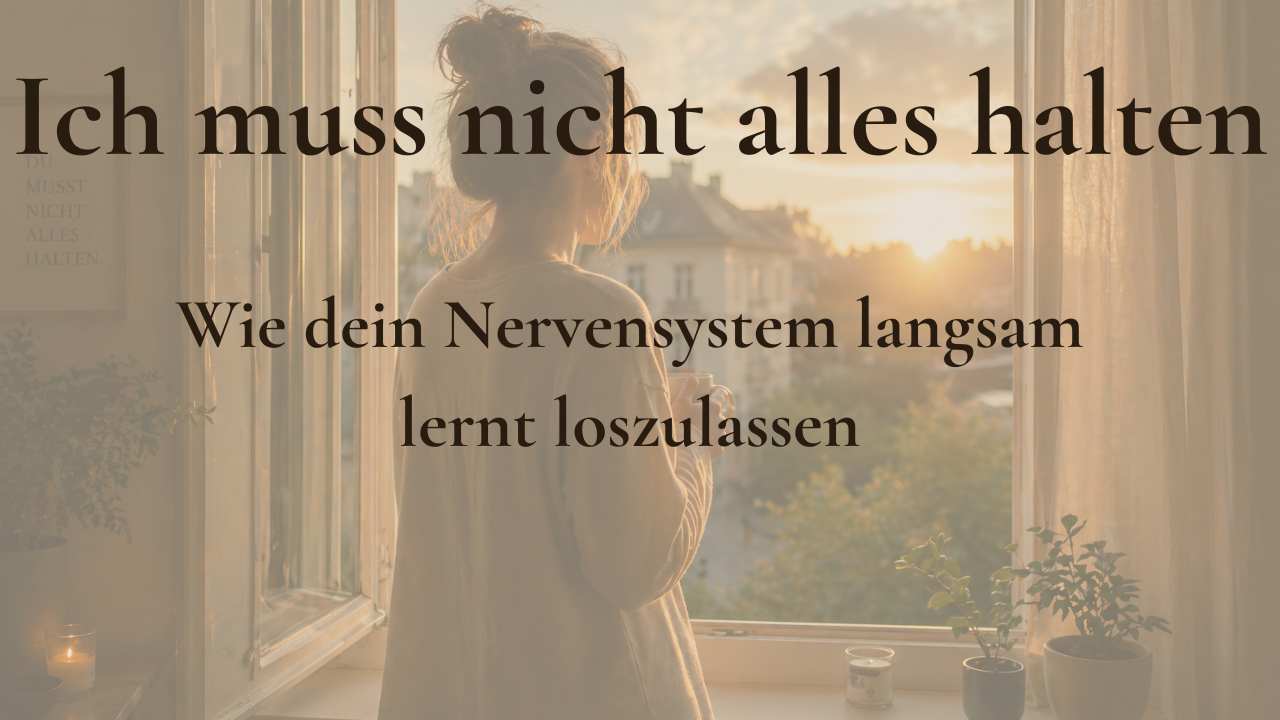 Du musst nicht alles halten